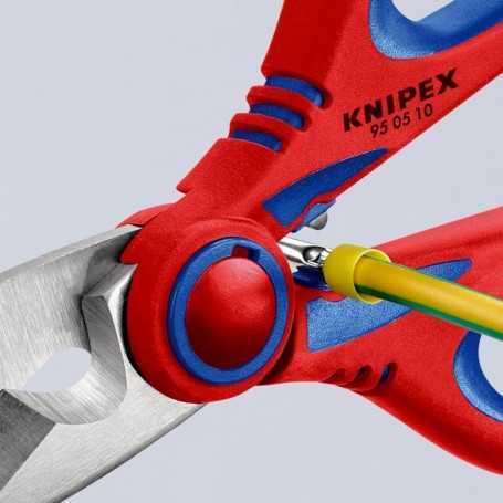 Forbice elettricista knipex - 9505-mm.160 - bicomponente