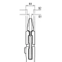 Pinza knipex 8603-mm.180 a chiave