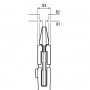 Pinza a chiave brunita knipex - 8601-mm.250 - 