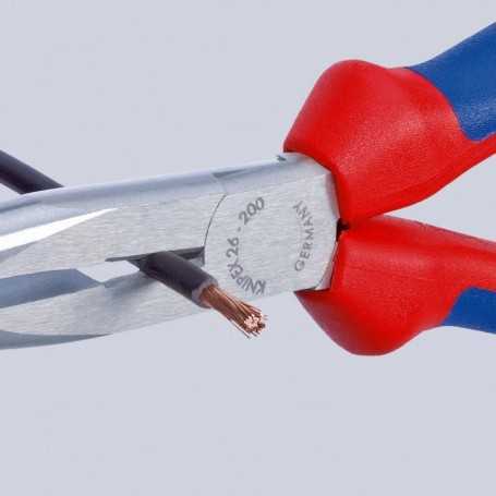 Pinza becchi 1/2 tondi knipex - 2622-mm.200 - piegata