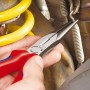 Pinza becchi 1/2 tondi knipex - 2622-mm.200 - piegata