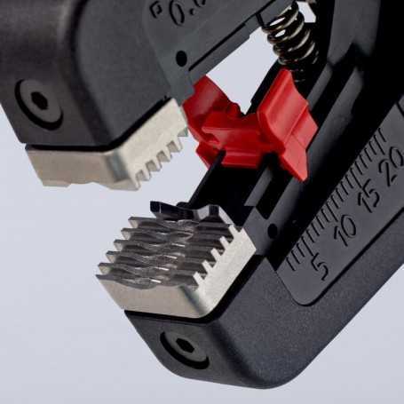 Pinza spelacavi knipex - 1252-mm.195 - automatica da 0,08 a 16 mm