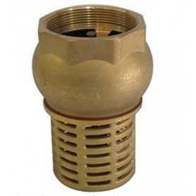 Valvola fondo ottone - 2" - c/ritegno