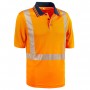 Polo arancio - tg.xxl - alta visibilita'