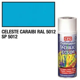 Vernice spray Acrilic color cfg - celeste caraibi - ml.400