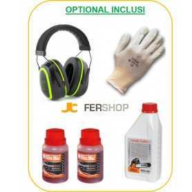 Accessori Utili di Qualità motosega (cuffie-guanti-olio catena-olio mix )