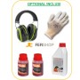 Accessori Utili di Qualità motosega (cuffie-guanti-olio catena-olio mix )
