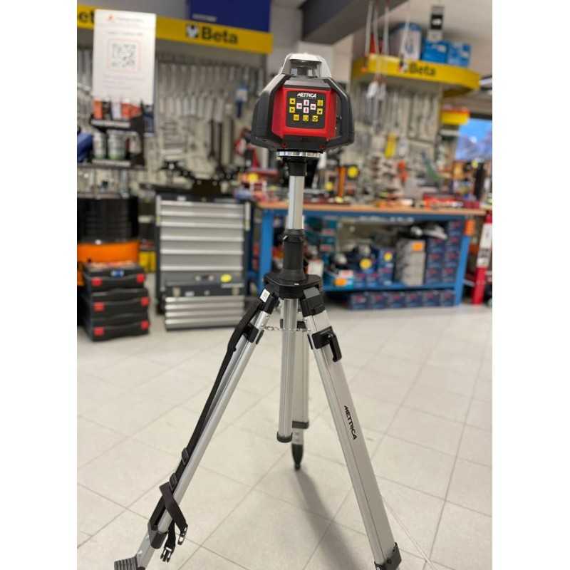 Treppiede in alluminio per livella laser Huepar da 1.72m, livella a bolla integrata, attacco vite da 1/4 di pollice e dado adattatore UNF da 5/8 di pollice, incluso custodia da trasporto
