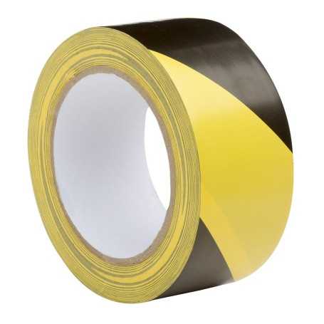 Nastro adesivo giallo/nero -  mt.33xmm.50
