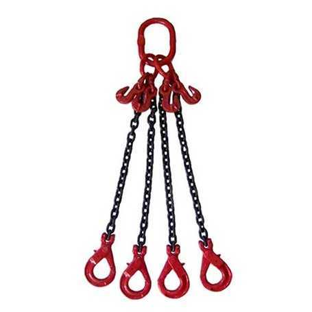 Pendente catena 4 bracci - mm. 8-mt.2-t4.2 -