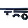 Tubi pellets kit - diam.8 - nero