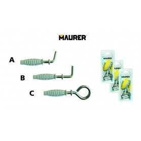 Tasselli nylon gancio oc - 6x30 - pz.10 - maurer