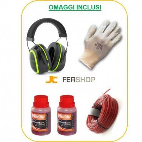 Accessori decespugliatore (cuffie + guanti + filo decesp. + olio mix)