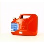 Tanica carburante metallo pro - lt. 10 rossa - con tappo a vite magnetico