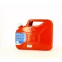 Tanica carburante metallo pro - lt. 10 rossa - con tappo a vite magnetico