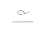 Fascetta nylon bianca - mm. 760x9.0 - pezzi 100