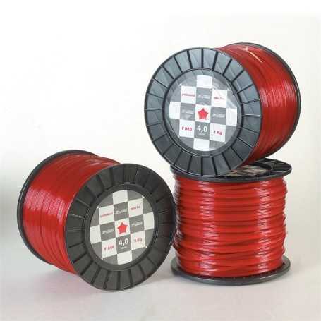 Filo decespugliatore quadro ++ - mm.3.0-212 mt. - professionale