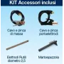 Saldatrice a filo nogas stayer - multi mig 131 - c/filo+torcia e kit elettrodo