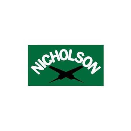 Lima nicholson piatta - 6" bastarda -