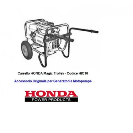 Carrello per Generatori Honda ECT, EG e WT.