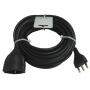Prolunga elettrica        faeg - mt.10-3x1.5 - nera