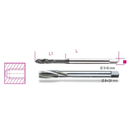 Maschi macchina hss beta - 428 fc14 - x fori cechi