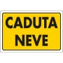 Cartello caduta neve - 30x20 - pvc