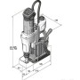 Trapano magnetico professionale Fein KBM 50 U