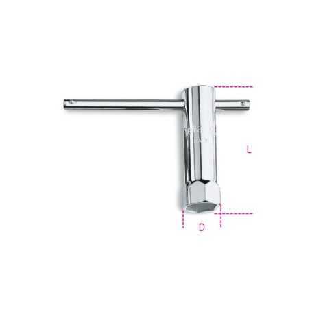 Chiave per candela beta 955 - mm. 16 -