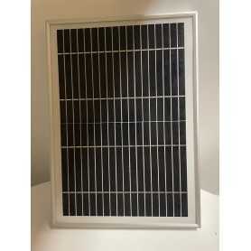 Pannello solare per recinto - 10w - c/supp. fissaggio