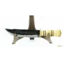 Coltello cacciatore rinaldi - mm.240 forgiato - c/fodero cuoio