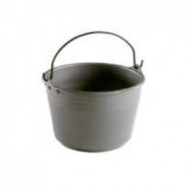 Secchio agricolo grigio - lt. 18 - plastica