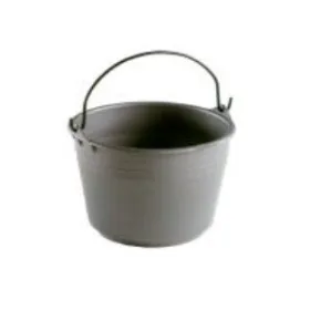 Secchio agricolo grigio - lt. 18 - plastica
