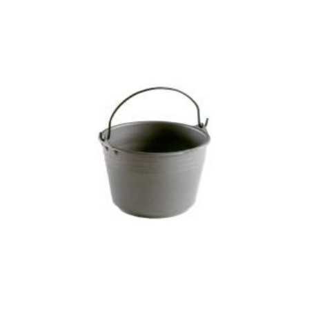 Secchio agricolo grigio - lt. 18 - plastica
