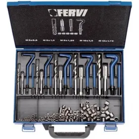 Kit riparazione filetti - m5-m12 - fervi