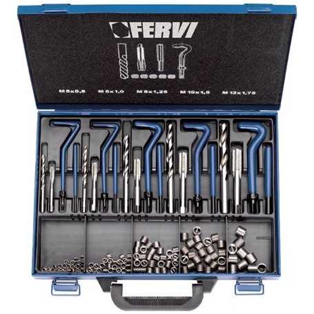 Kit riparazione filetti - m5-m12 - fervi