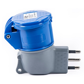 Adattatore industriale - vb-73000 - s.quadra 2p+t 16a 230v