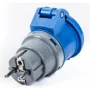Adattatore industriale schuko - vb-75000 - presa 2p+t 16a cee
