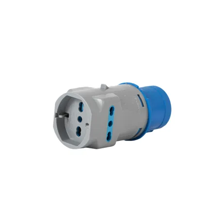 Adattatore industriale - vb-73100 - spina 2p+t 16a 220v cee