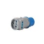 Adattatore industriale - vb-73100 - spina 2p+t 16a 220v cee