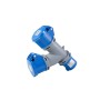 Moltiplicatore cee industriale - vb-1751 - 2p+t 16a 230v ip44