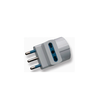 Adattatore triplo/schuko - vb73048 - 16a-bianco