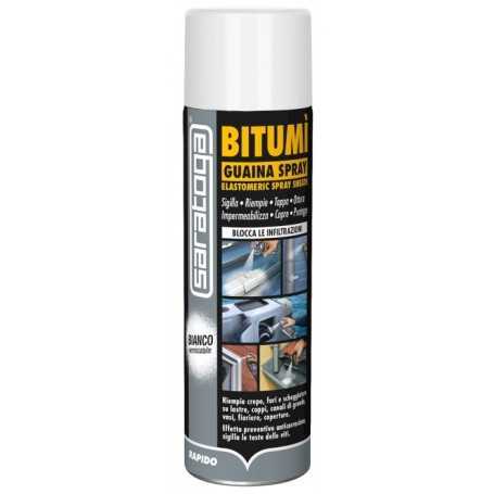 Guaina spray bitumi' - ml.500 bianco - saratoga