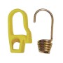 Gancio per fune elastica - in metallo -