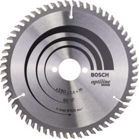Lama circolare op        bosch - 190x30-60 - wood