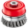 Spazzola a tazza metallo   sit - mm.95-acc.0.50 - m14