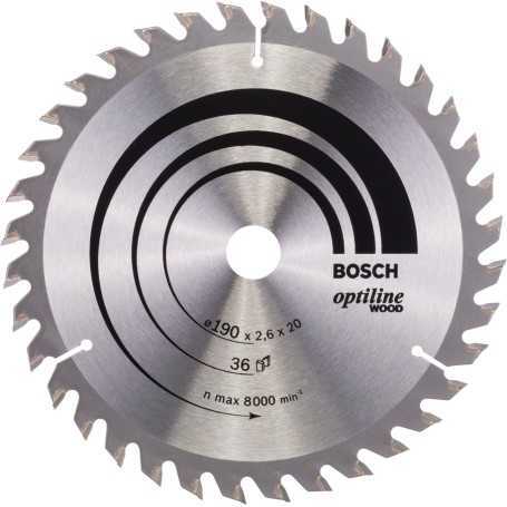 Lama circolare op        bosch - 190x30-36 - wood