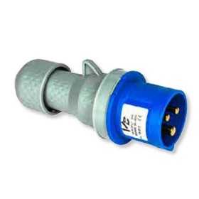 Spina industriale cee - vb-0213z - 2p+t 16a 230v h6 ip44