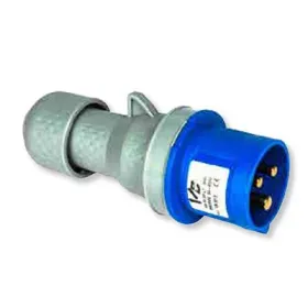 Spina industriale cee - vb-0213z - 2p+t 16a 230v h6 ip44