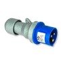 Spina industriale cee - vb-0213z - 2p+t 16a 230v h6 ip44